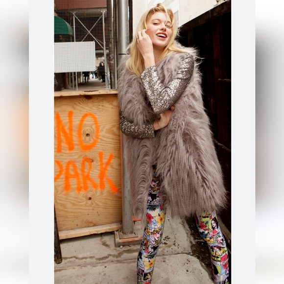 Free People Faux Fur Sherling Vest - Picture 5 of 5